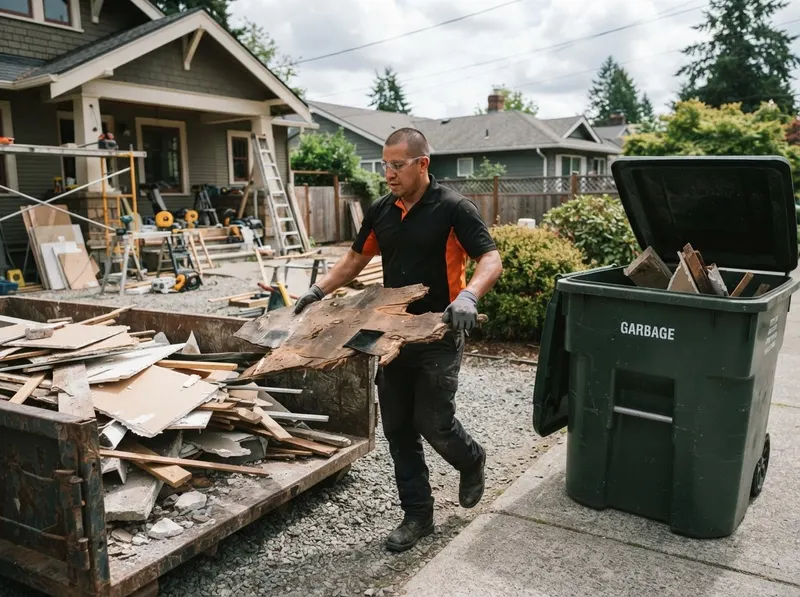 Construction Debris Removal in Renton, WA